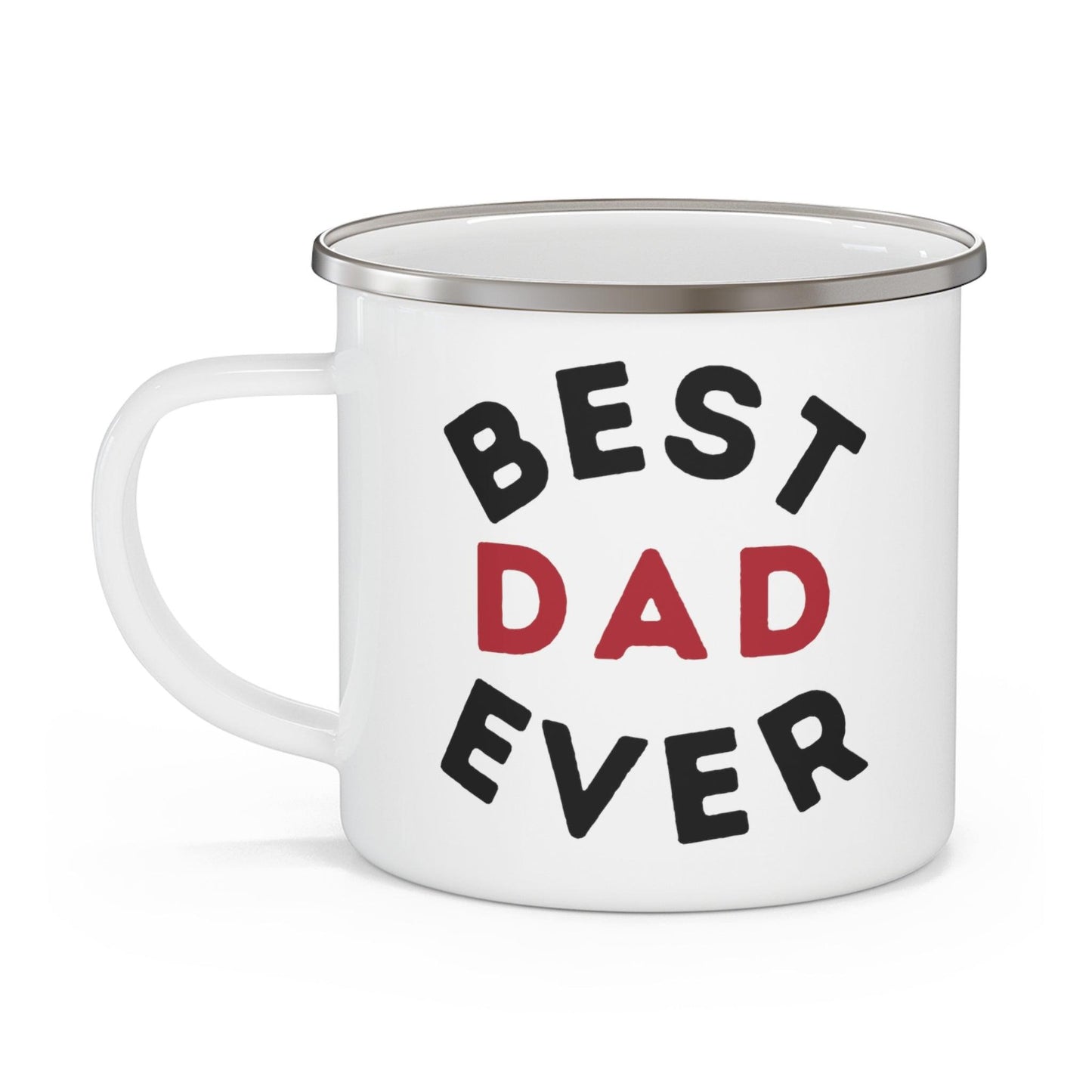 Best Dad Ever Mug, Enamel Camping Mug, Camping gift, Gift for dad, Father's day gift, Dad Mug, Dad gift