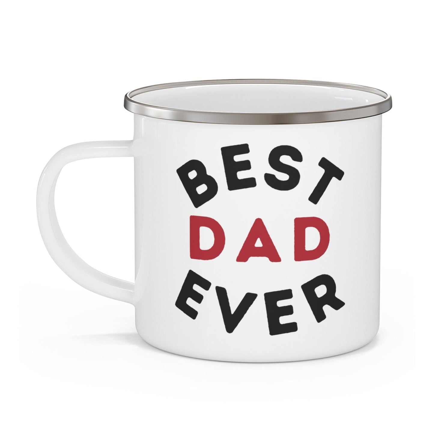 Best Dad Ever Mug, Enamel Camping Mug, Camping gift, Gift for dad, Father's day gift, Dad Mug, Dad gift - Giftsmojo