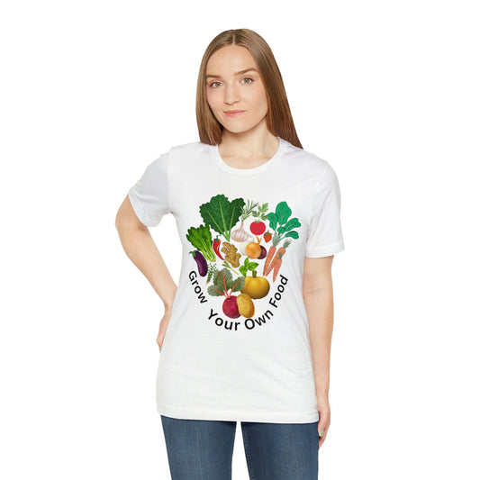 Shirt for Gardeners, Garden Tshirt, Grow Your Own Food shirt, Gift for Gardener, Garden Shirt for Women, Homesteader Shirt, Garden Graphic Tee - Giftsmojo