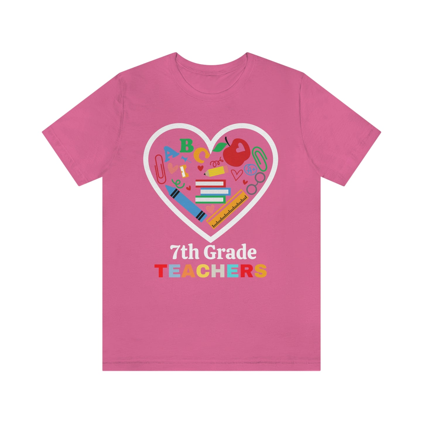 Love 7th Grade Teacher Shirt - Teacher Appreciation Shirt - Gift for Teachers - 7th Grade shirt