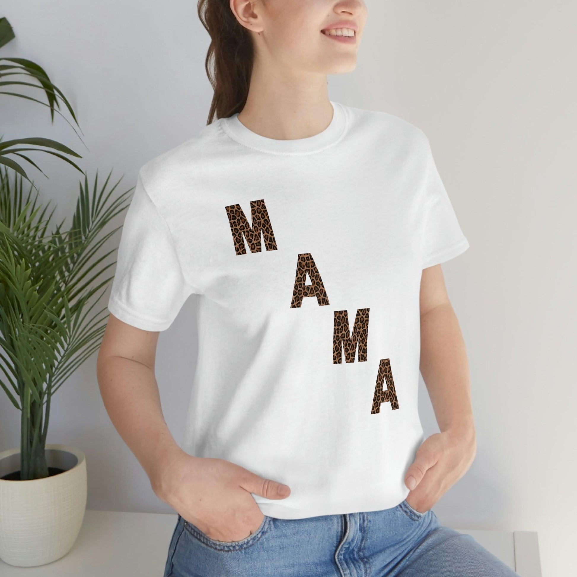 Leopard print shirt Leopard print Mama shirt cute mama shirt - Giftsmojo