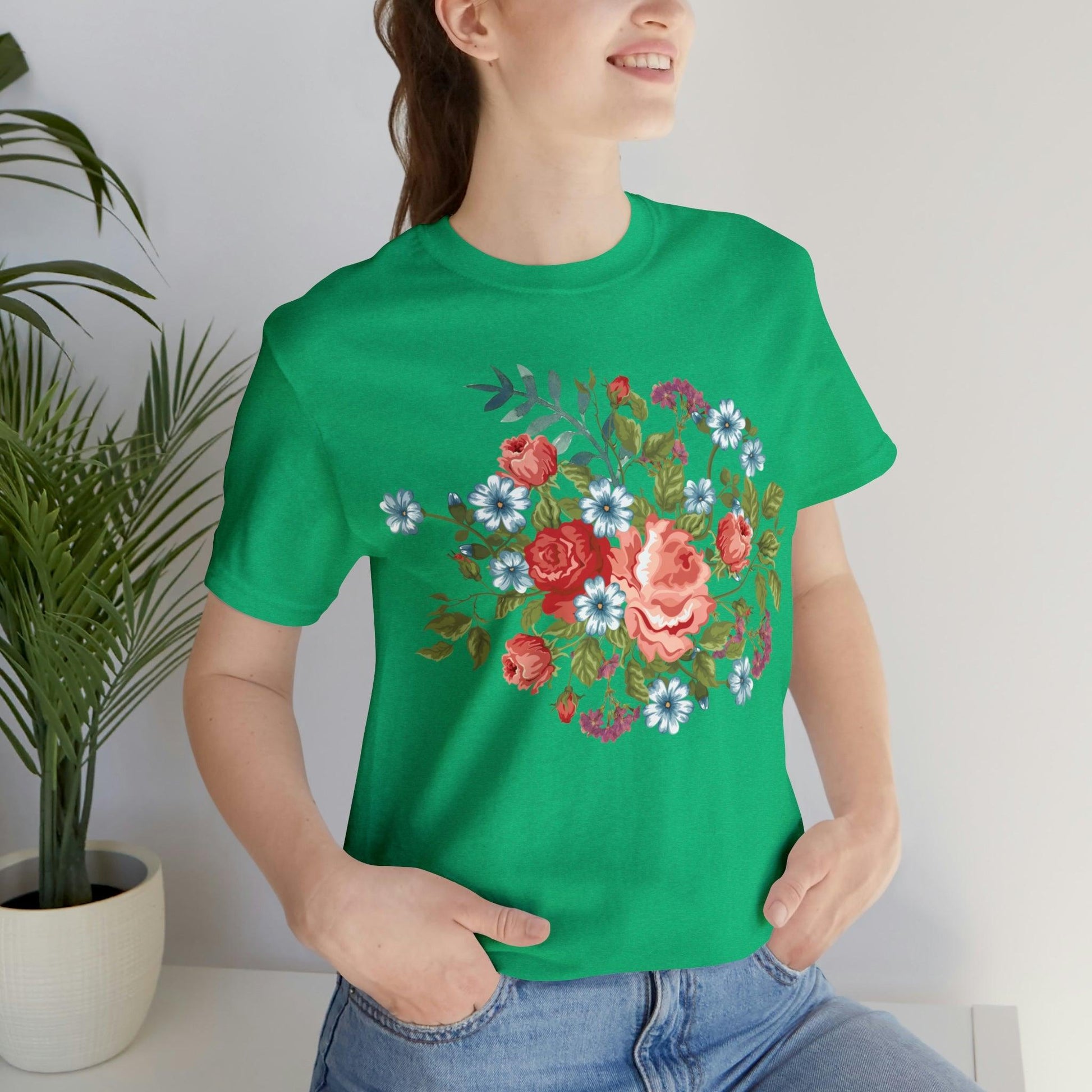 Flower Shirt, Botanical shirt, flower T shirt, floral shirt, wild flowers shirt, birth flower shirt, custom flower shirt, wildflowers shirt, plant lady shirt, birth flower gift, - Giftsmojo