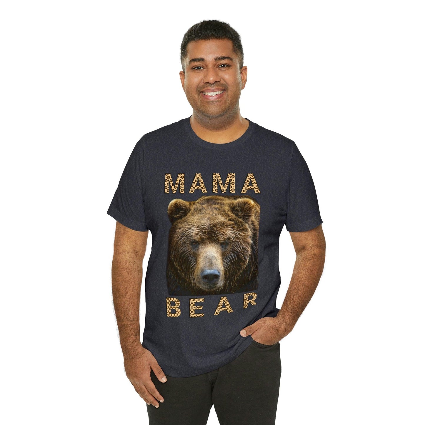 Mothers day shirt | Leopard Print Mama Bear Shirt | Mama Bear Tshirt, Funny mom shirt | best mom shirt | Momma Bear, Mama Bear Gift, Animal Nature Lover Shirt - Giftsmojo