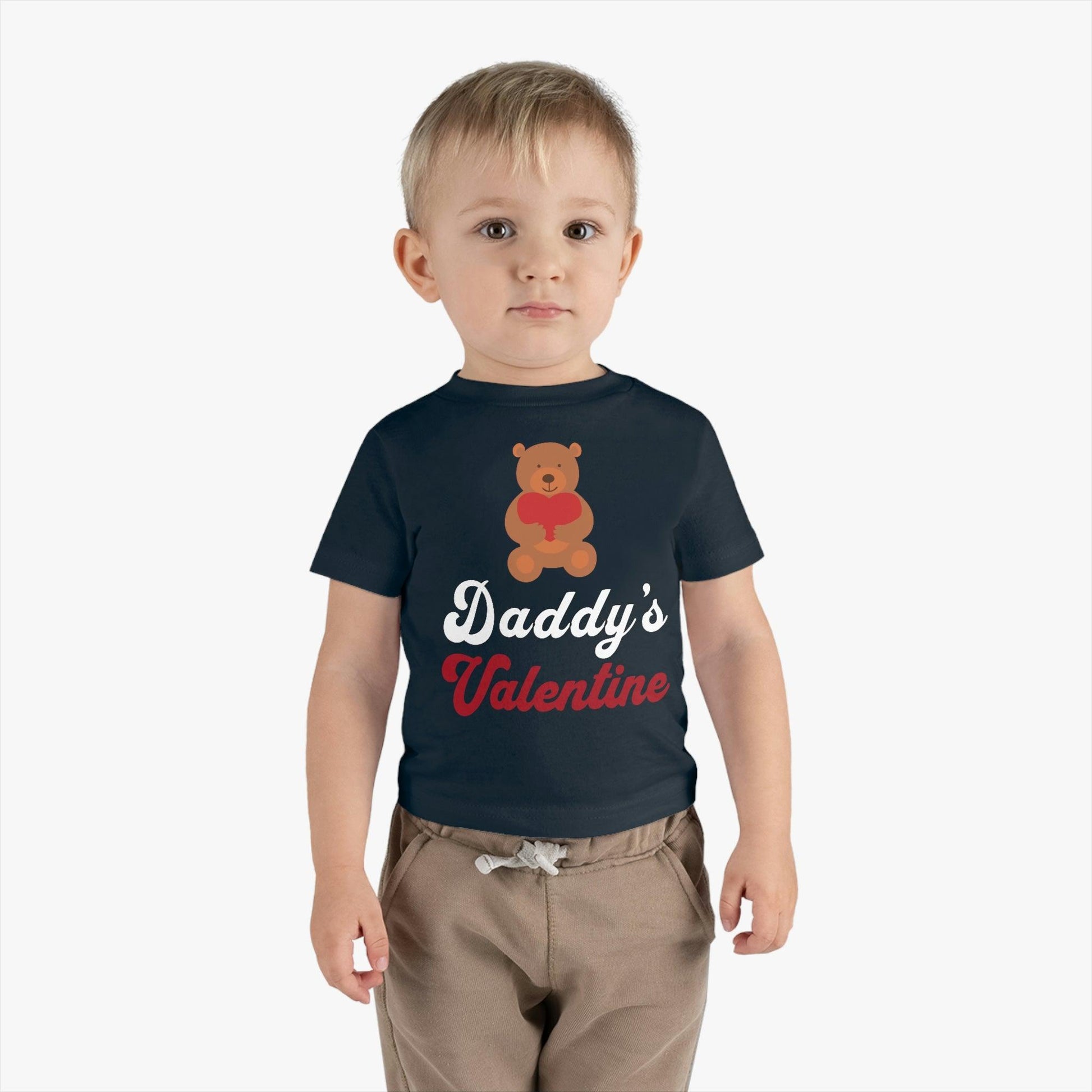 Daddy's Valentine - Kids Valentine day shirt - Giftsmojo