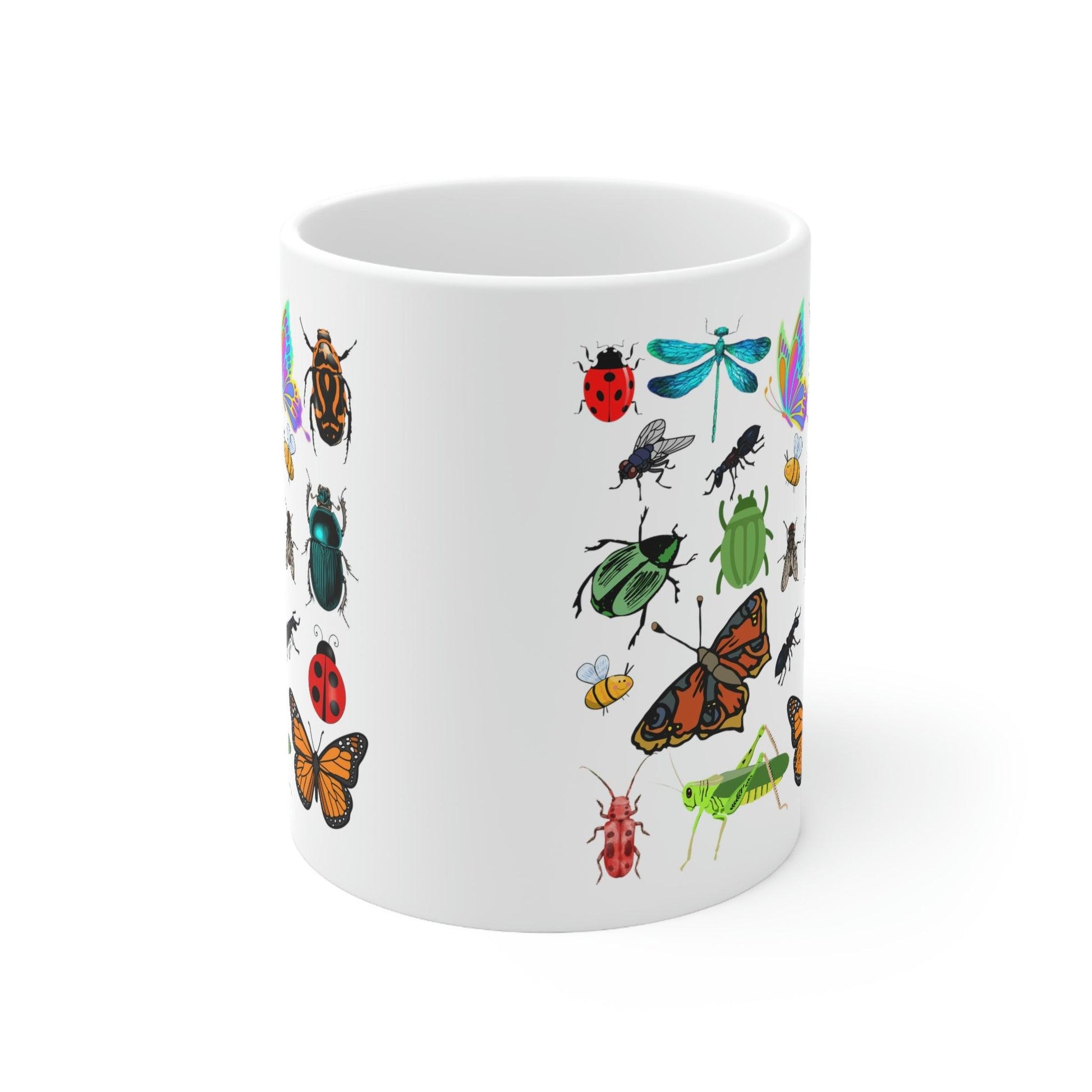 Bugs Mug, bug lover mug, gift for plant lovers, coffee mug for her, hot cocoa mug, gift for coffee lover - Giftsmojo