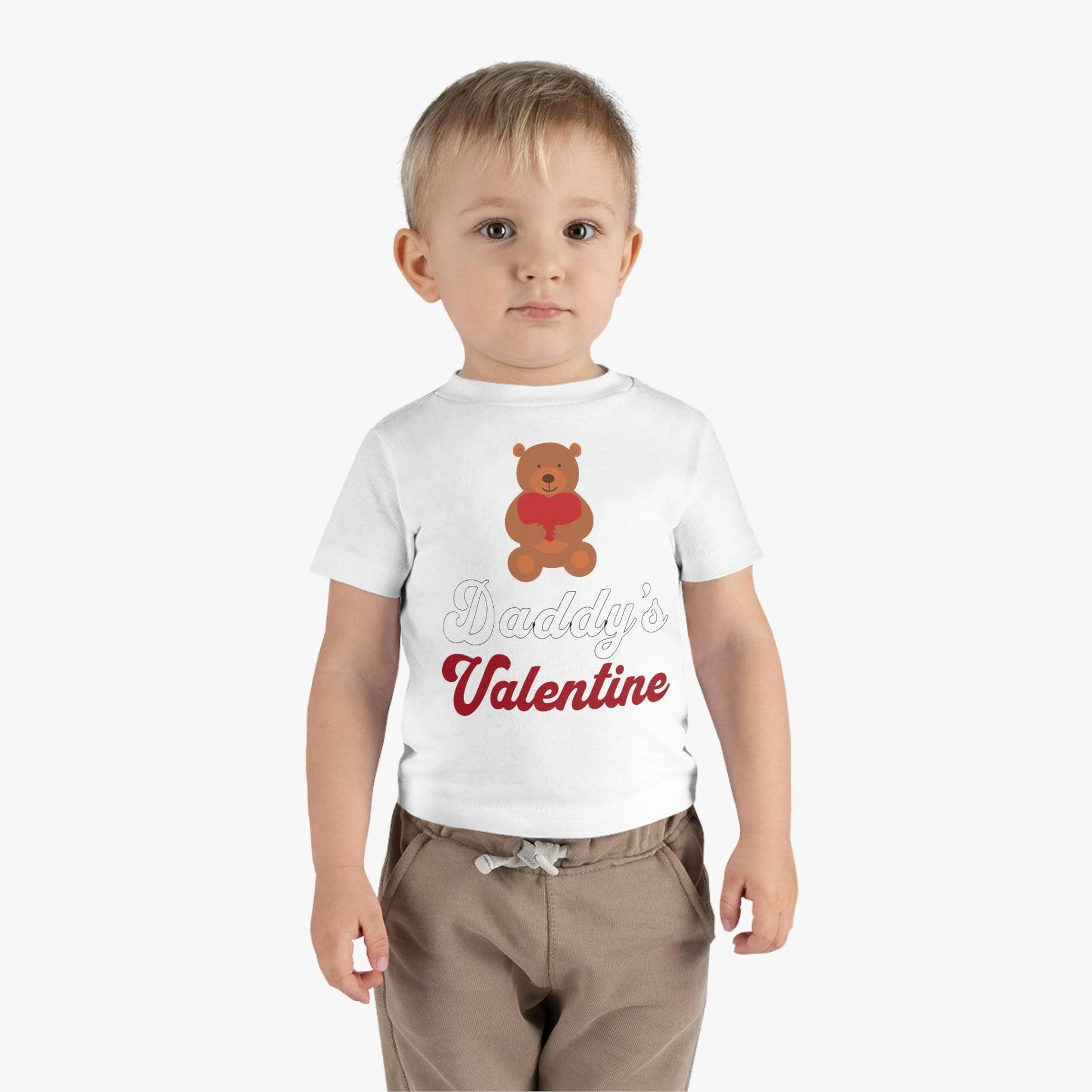 Daddy's Valentine - Kids Valentine day shirt - Giftsmojo