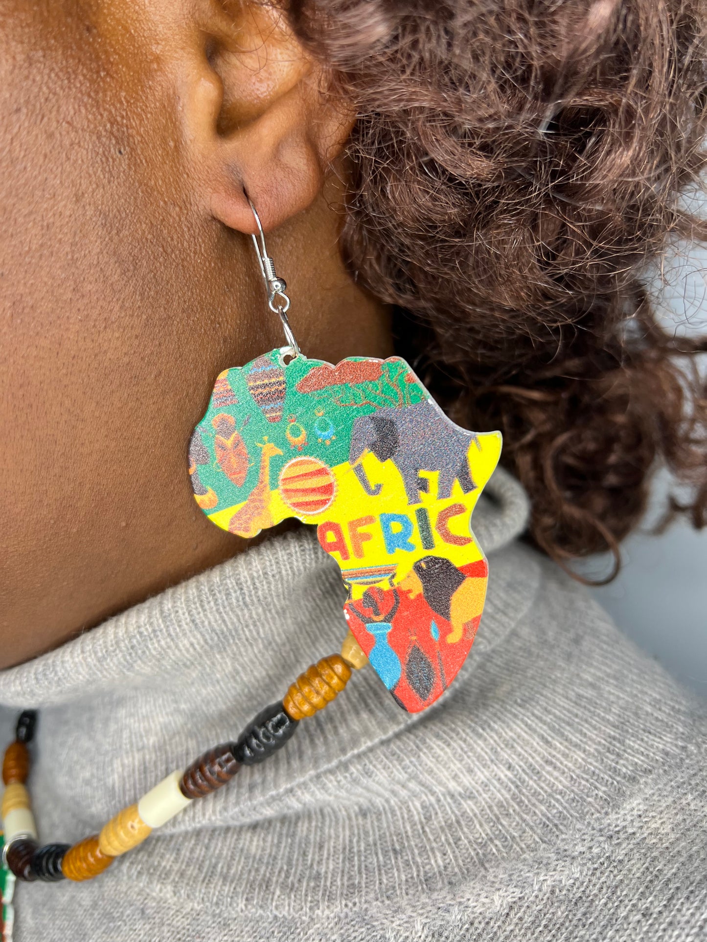 African Map jewelry